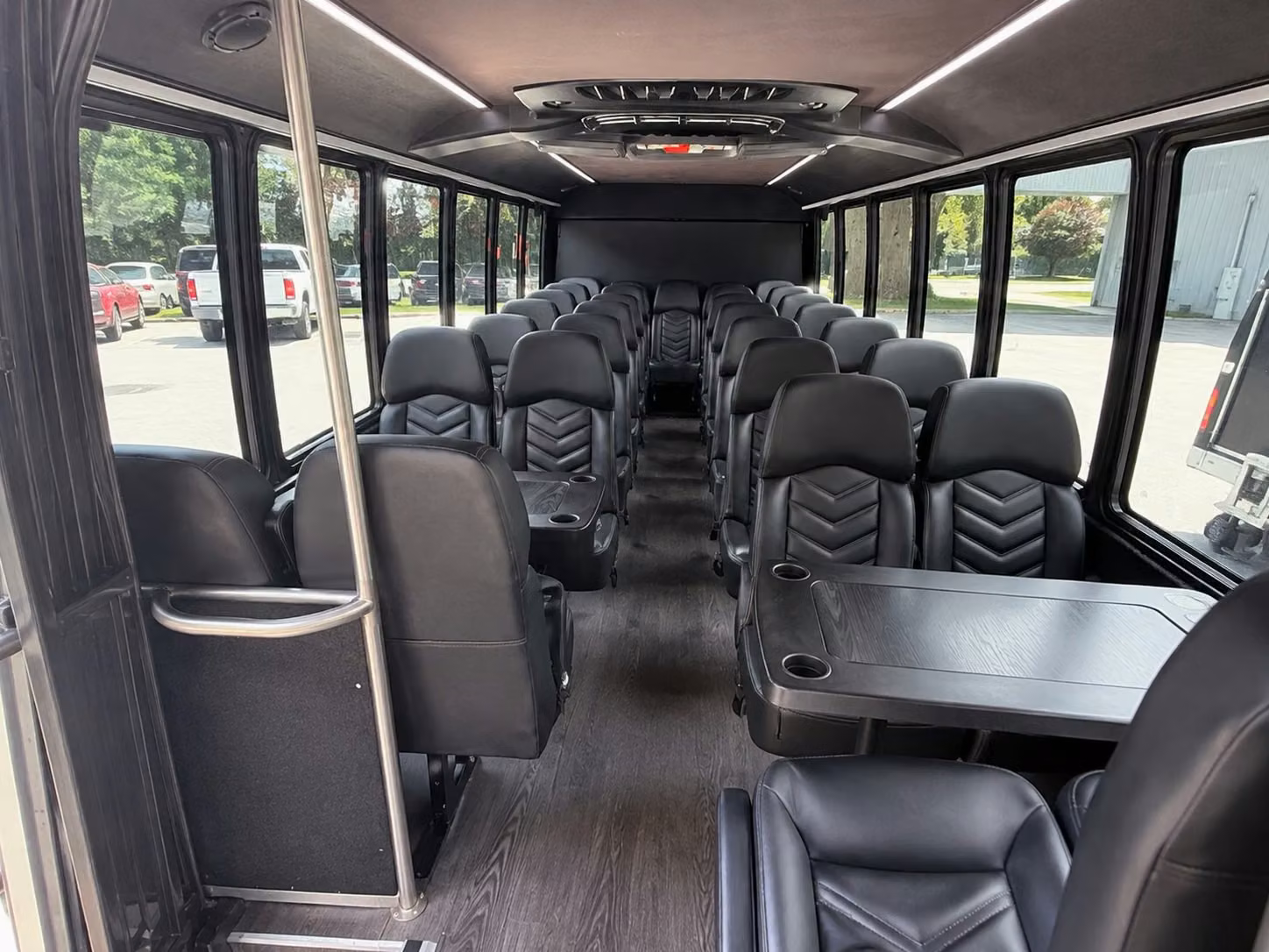 15 passenger minibus interior