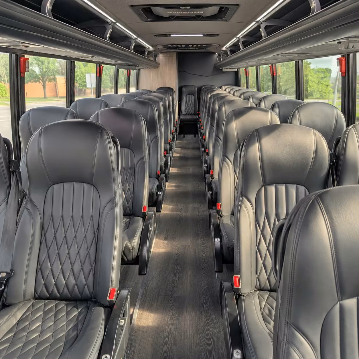 30 passenger minibus interior
