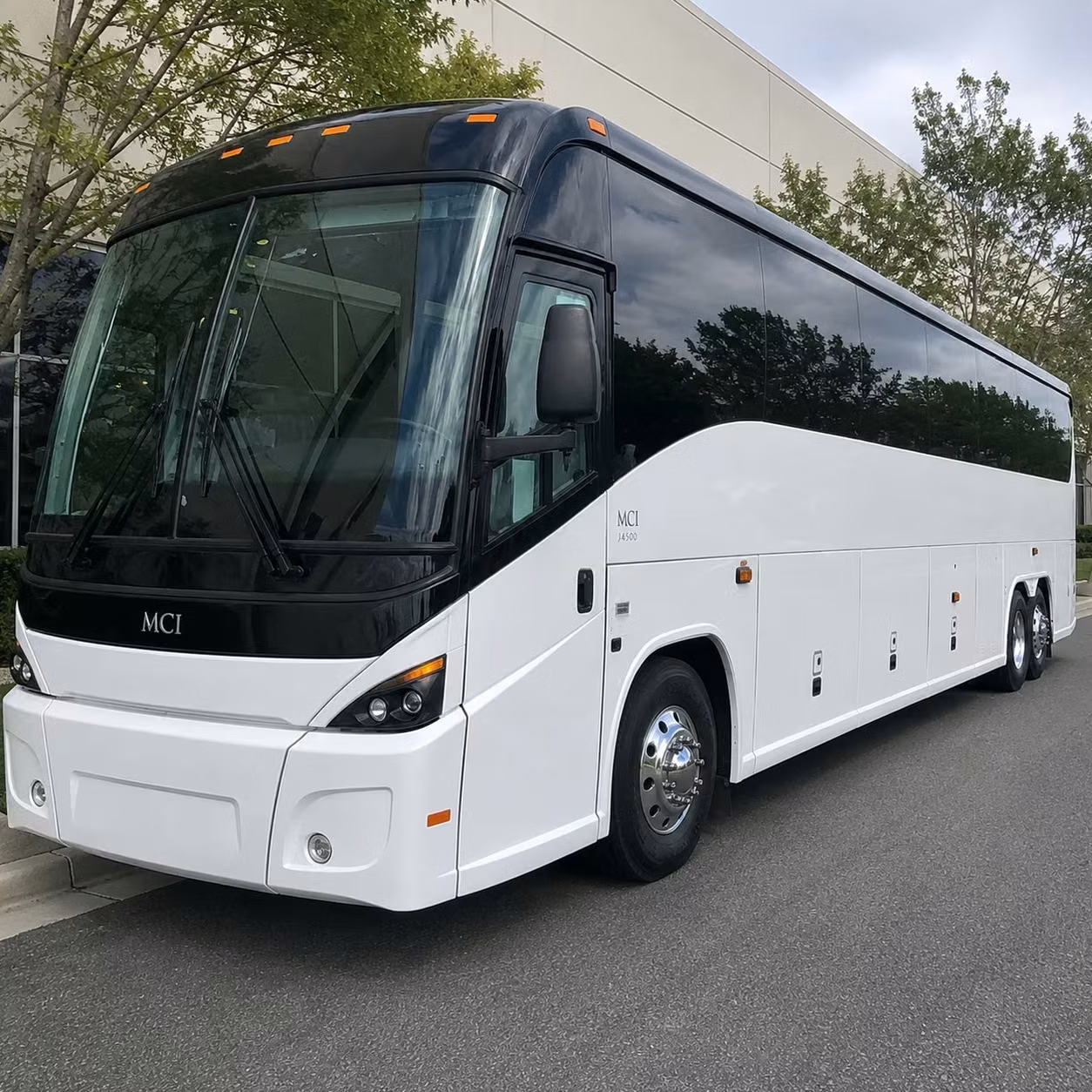 56 passenger charter bus