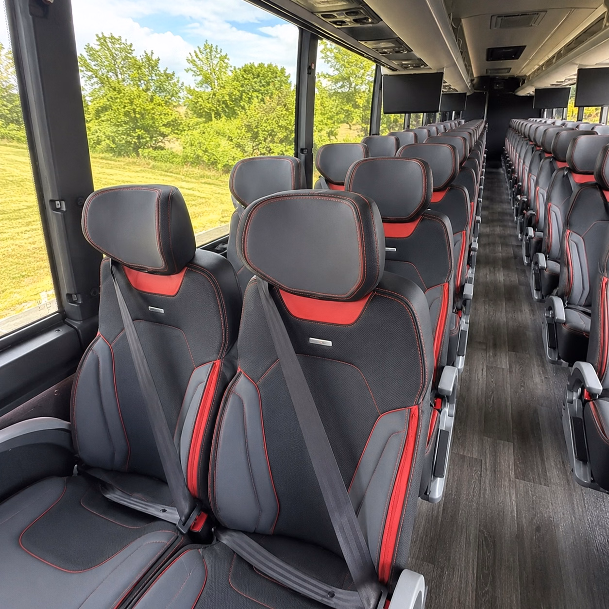 dod compliant charter bus options for federal contractors in redmond
