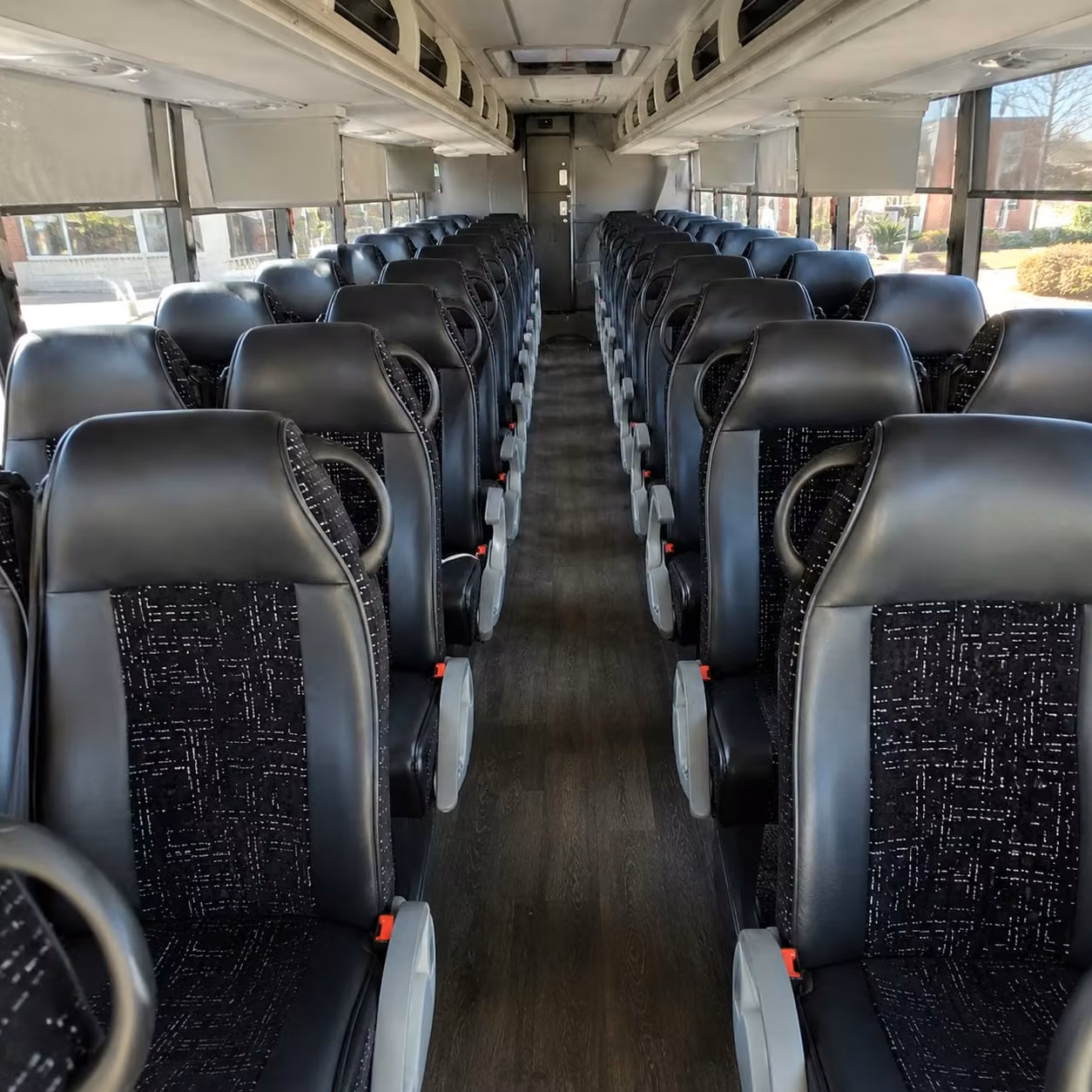 redmond charter bus interior
